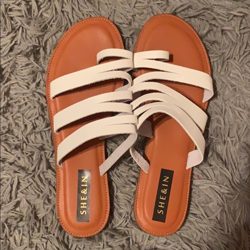 White Shein Sandals